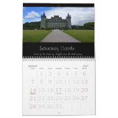 スコットランドの窓を通して見る カレンダー (3月 2027)