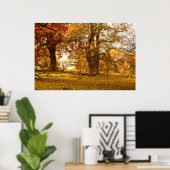 スコットランドの素晴らしい古いオークの木 ポスター (ホームオフィス)