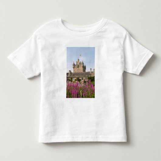 スコットランドの美しい庭園と有名な城 2 トドラーTシャツ (正面)