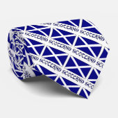 スコットランドの聖アンドリューの十字旗あなたの名前を並べた ネクタイ (ロール)