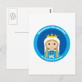 スコットランドの聖マーガレット ポストカード (正面/裏面)