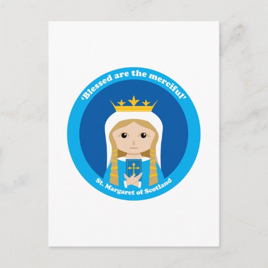 スコットランドの聖マーガレット ポストカード (正面)
