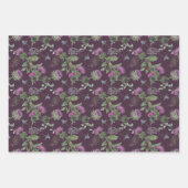 スコットランドの花を包む紙シート ラッピングペーパーシート (正面2)