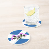 スコットランドの花、アザミ コースター (側面)