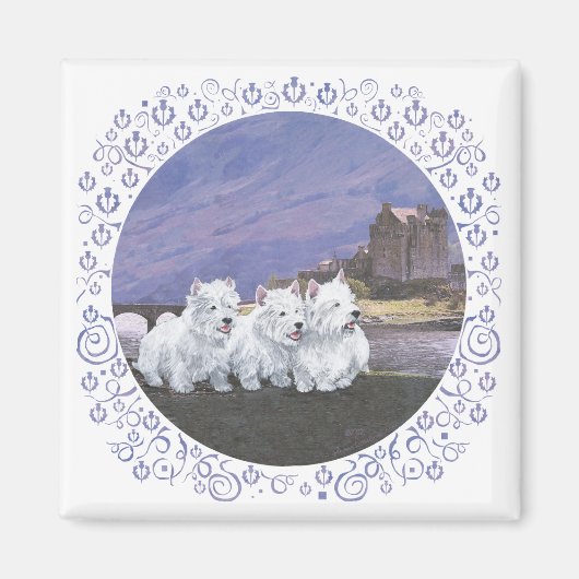 スコットランドの西 マグネット (正面)