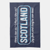 スコットランドの詩、Whaは私達を好みますか。 トーストの発言 キッチンタオル (縦)
