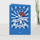 スコットランドの誇り　セントアンドリュースデー カード (裏面)