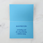 スコットランドの誕生日のどこか カード (内部)