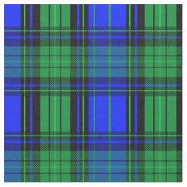スコットランドの青と緑の格子縞 ファブリック