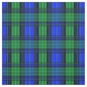 スコットランドの青と緑の格子縞 ファブリック (見本)