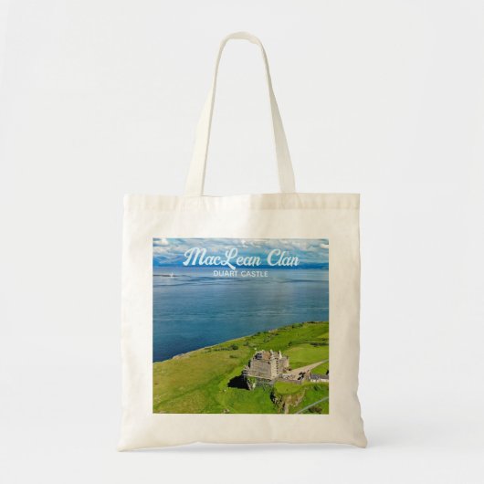 スコットランドの風光明媚なMacLean ClanのDuart Castle写真 トートバッグ (正面)