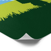 スコットランドの風景 ポスター (角)