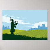 スコットランドの風景 ポスター (正面)