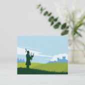 スコットランドの風景 ポストカード (スタンド正面)