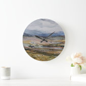 スコットランドの風景 ラージ壁時計 (ホーム)