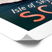 スコットランドの風景、ヴィンテージ旅行ポスター ポスター (角)