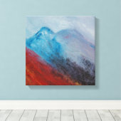 スコットランドの風景Achnashellachの上絵画に キャンバスプリント (インサイチュ (ウッドフロア))