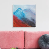 スコットランドの風景Achnashellachの上絵画に キャンバスプリント (インサイチュ (リビング))