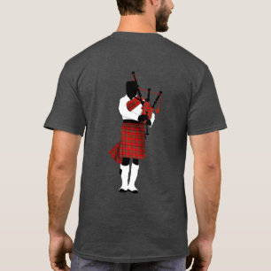 スコットランドの風笛吹奏者 Tシャツ