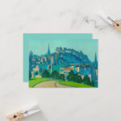 スコットランドの首都エディンバラ(ジョージ・ヘンリー著) カード (正面/裏面インサイチュ)