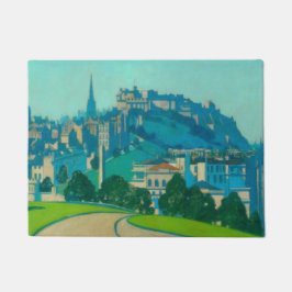 スコットランドの首都エディンバラ（ジョージ・ヘンリー著） ドアマット