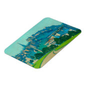 スコットランドの首都エディンバラ（ジョージ・ヘンリー著） マグネット (左側)