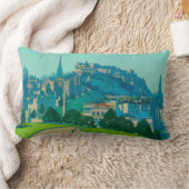 スコットランドの首都エディンバラ（ジョージ・ヘンリー著） ランバークッション (ブランケット)