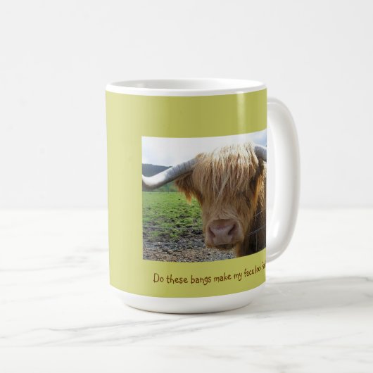 スコットランドの高地がユーモアを操縦 – Mug コーヒーマグカップ (正面右)