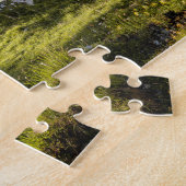 スコットランドの高地で荒涼としたコリーを隠す – ジグソーパズル (側面)