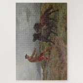 スコットランドの高地にある2つのシェトランドの池 ジグソーパズル (縦)