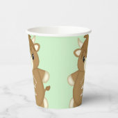 スコットランドの高地の牛の赤ちゃんシャワー 紙コップ (左)