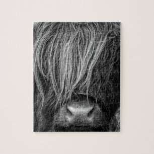 スコットランドの高地の牛-スコットランド ジグソーパズル