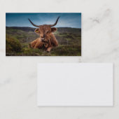 スコットランドの高地牛牧場主の名刺 名刺 (正面/裏面)
