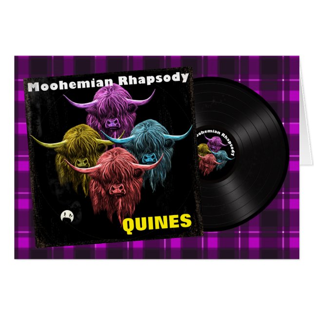 スコットランドの高地牛。 Moohemianのラプソディ (正面横)