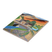 スコットランドの高地 タイル (側面)