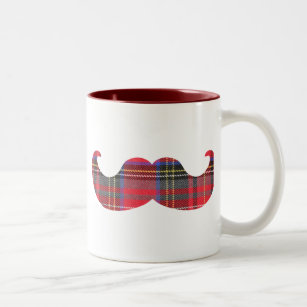 スコットランドの髭(またはscottacheの口ひげ) ツートーンマグカップ