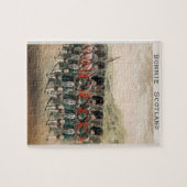 スコットランドの魅力的な風笛吹奏者 ジグソーパズル (横)