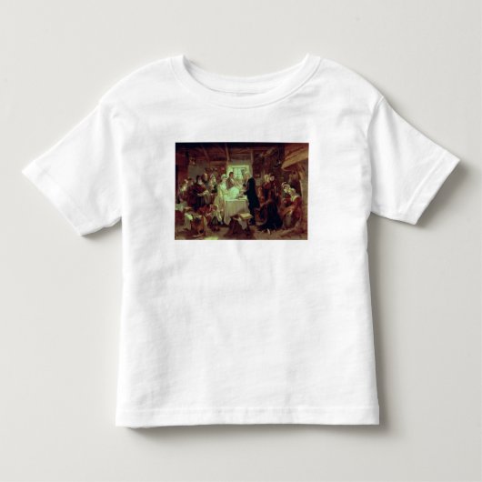 スコットランドの《キリスト教》洗礼式や命名式 トドラーTシャツ (正面)