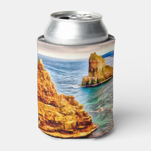 スコットランドのduncansby絵画の積み重ね 缶クーラー (缶正面)