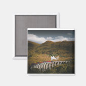 スコットランドのGlenfinnan Viaductでトレーニング マグネット (正面/裏面)