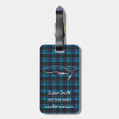 スコットランドのjeely `の部分の」子供 ラゲッジタグ (裏面縦)