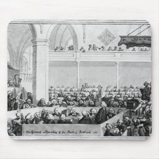 スコットランドのKirkの総会 マウスパッド (正面)