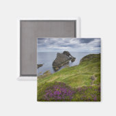 スコットランドのPortknockie、Bow Fidle Rock マグネット (正面/裏面)