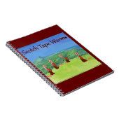 スコットランドのRick London Worms おもしろい ノートブック (右側)