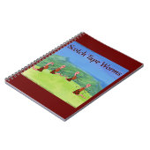 スコットランドのRick London Worms おもしろい ノートブック (左側)