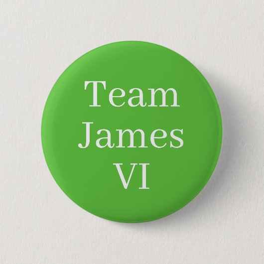 スコットランドのTeam James VI 缶バッジ (正面)