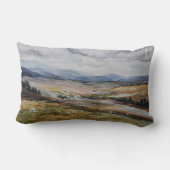 スコットランドは山と羊を見る ランバークッション (裏面)