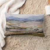 スコットランドは山と羊を見る ランバークッション (ブランケット)