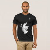 スコットランドは私のハートTシャツだ Tシャツ (正面フル)
