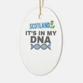 スコットランドは私のDNAスコットランドの伝統贈答品 セラミックオーナメント (左)